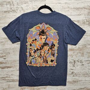 Stranger Things Demogorgon T Shirt Small Graphic Netflix Blue Unisex Tee